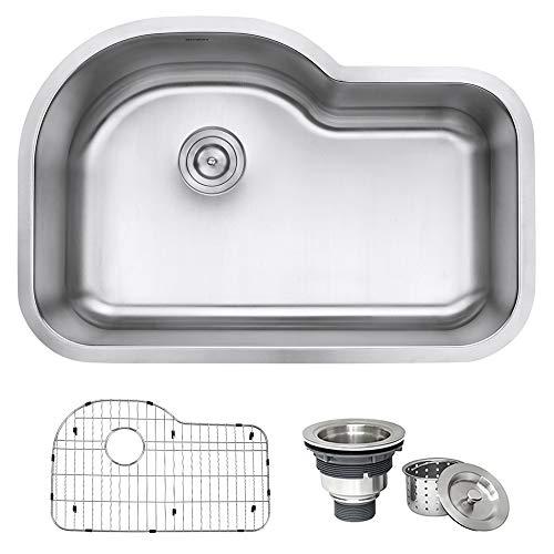 Ruvati Ruvati RVM4700 Undermount 16 Gauge 31.5" Kitchen Sink Single Bowl