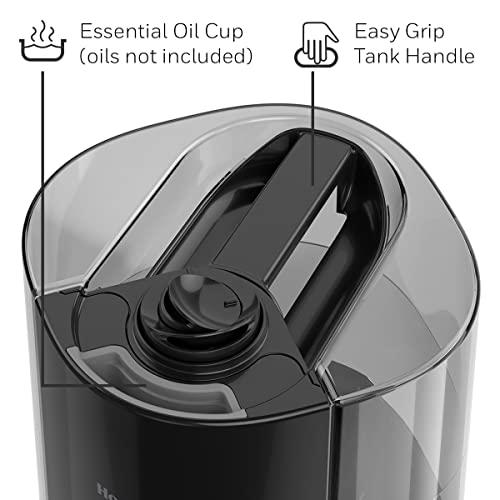 Honeywell Honeywell Dual Comfort Cool + Warm Mist humidifier. Humidifier for Bedroom, Office, Living Room and Home. Provides Temporary Relief from Dry air discomforts - Black, HWC775B