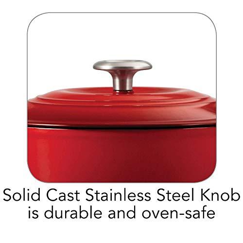 Tramontina Tramontina 80131/648DS Enameled Cast Iron Covered Dutch Oven Combo, 2-Piece (7-Quart & 4-Quart), Gradated Red