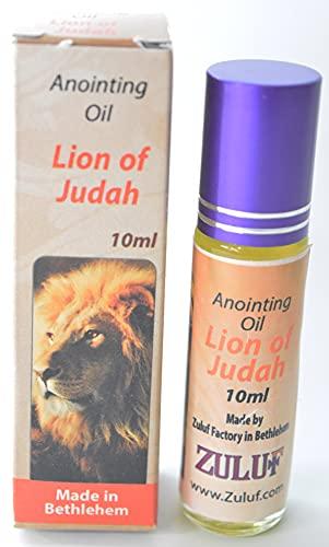 Zuluf Zuluf Lion of Judah Anointing Oil Holy Land Israel - 10ml (.34 fl. oz.) Roll-On Bottle Blessing Anointing Oil Lion of Judah from Israel for Healing and Protection, Home Blessing and Church PER007