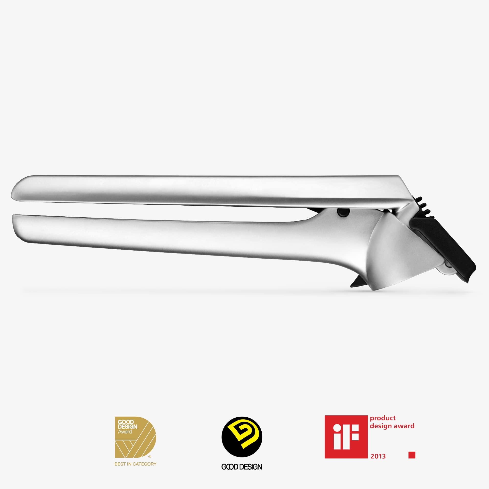 Dreamfarm Dreamfarm Garject 2-In-1 Garlic Peeler, Garlic Press & Mincer with Garlic Peel Ejector, Chrome-Plated Zinc - Black