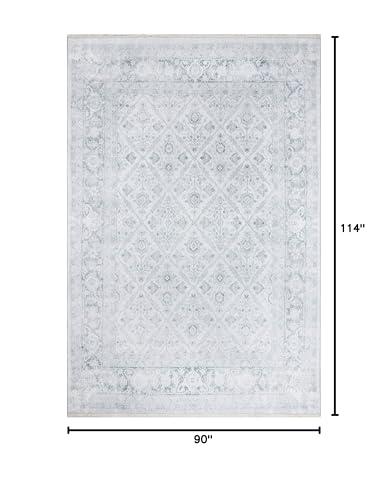 Momeni Momeni Area Rug, 7'6" X 9'6", Grey