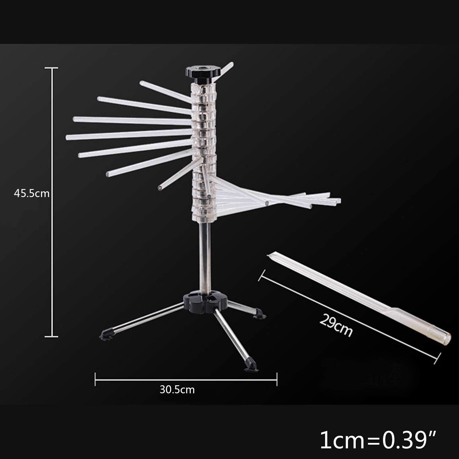 ZHENZQ ZHENZQ Pasta Drying Rack Stainless Steel Spaghetti Dryer Stand Kitchen Noodles Drying Holder Hanger