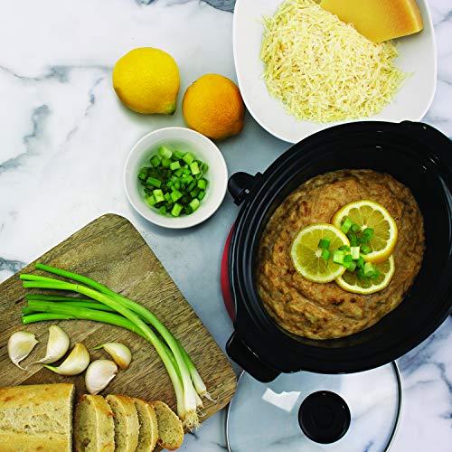 Nesco NESCO SC-150R, Oval Slower Cooker, Red, Ceramic, 1.5 quart, 120 watts