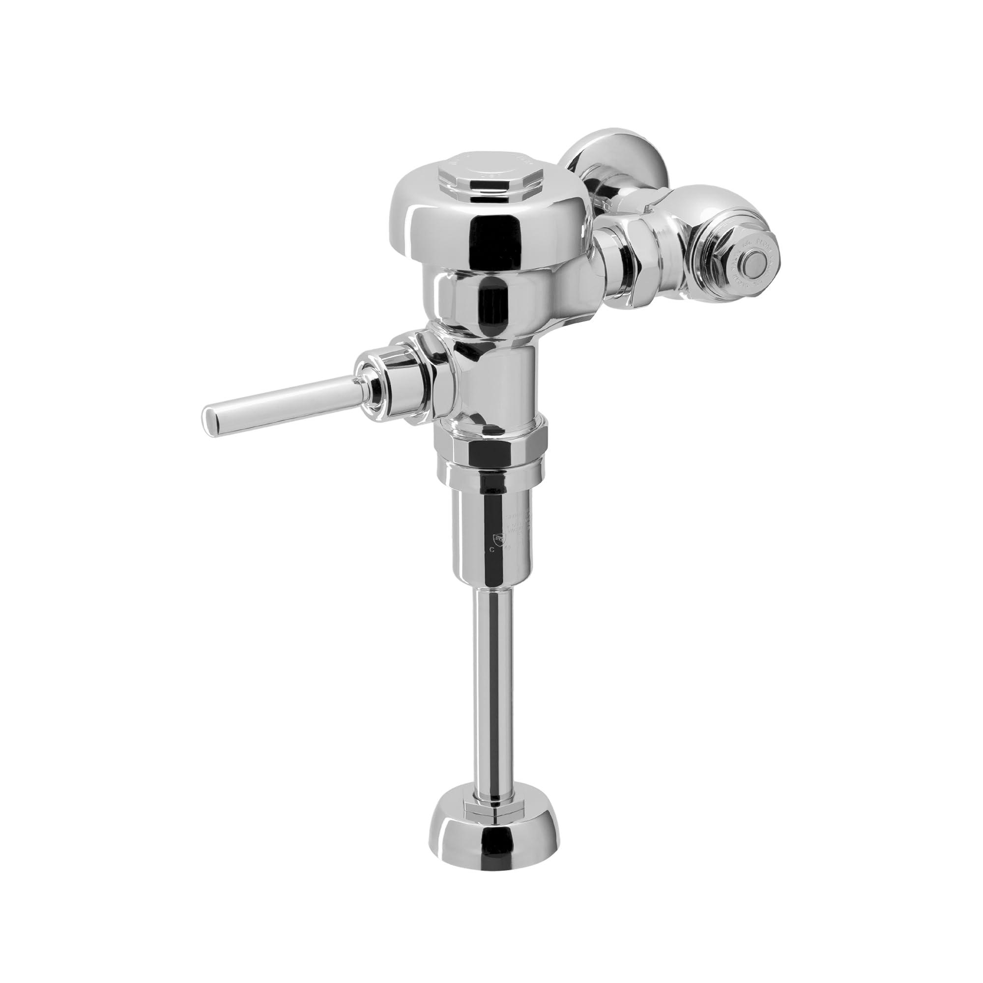 Sloan Sloan Regal 186 Exposed Manual Urinal Flushometer, 0.125 GPF Flush Valve - Single Flush, Non-Hold-Open Handle, Fixture Connection Top Spud, Polished Chrome Finish, 3982604