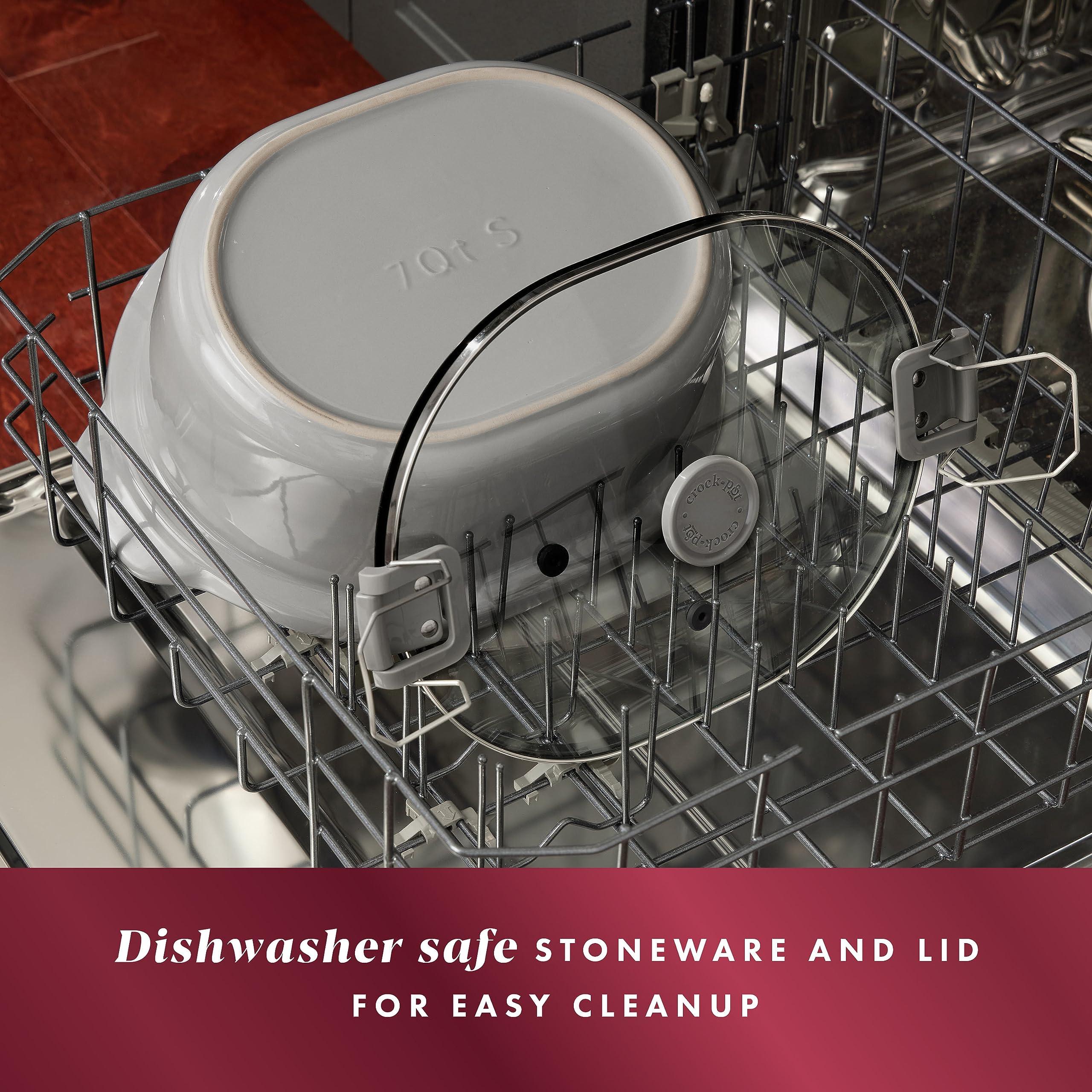 Crock-Pot Crockpot Programmable 7-Quart Cook & Carry Slow Cooker with Sous Vide, Stainless Steel