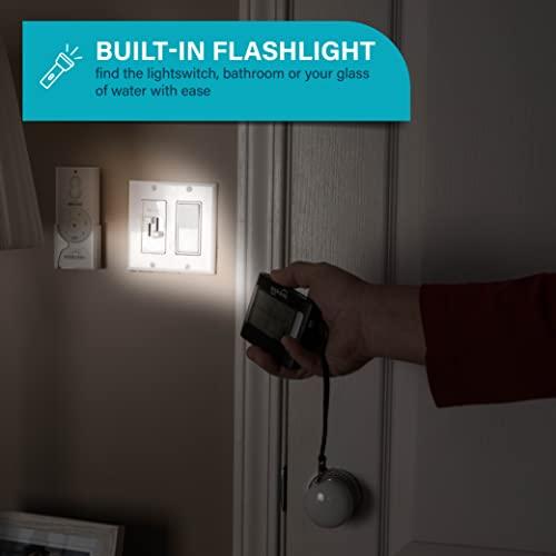 Serene Innovations Serene Innovations Vibrating Alarm Clock for Hearing Impaired Loud Alarm Clock for Heavy Sleepers Adults Multimode Sound, Vibration, & Flash Alarm Clocks for The Deaf Portable Small Clock