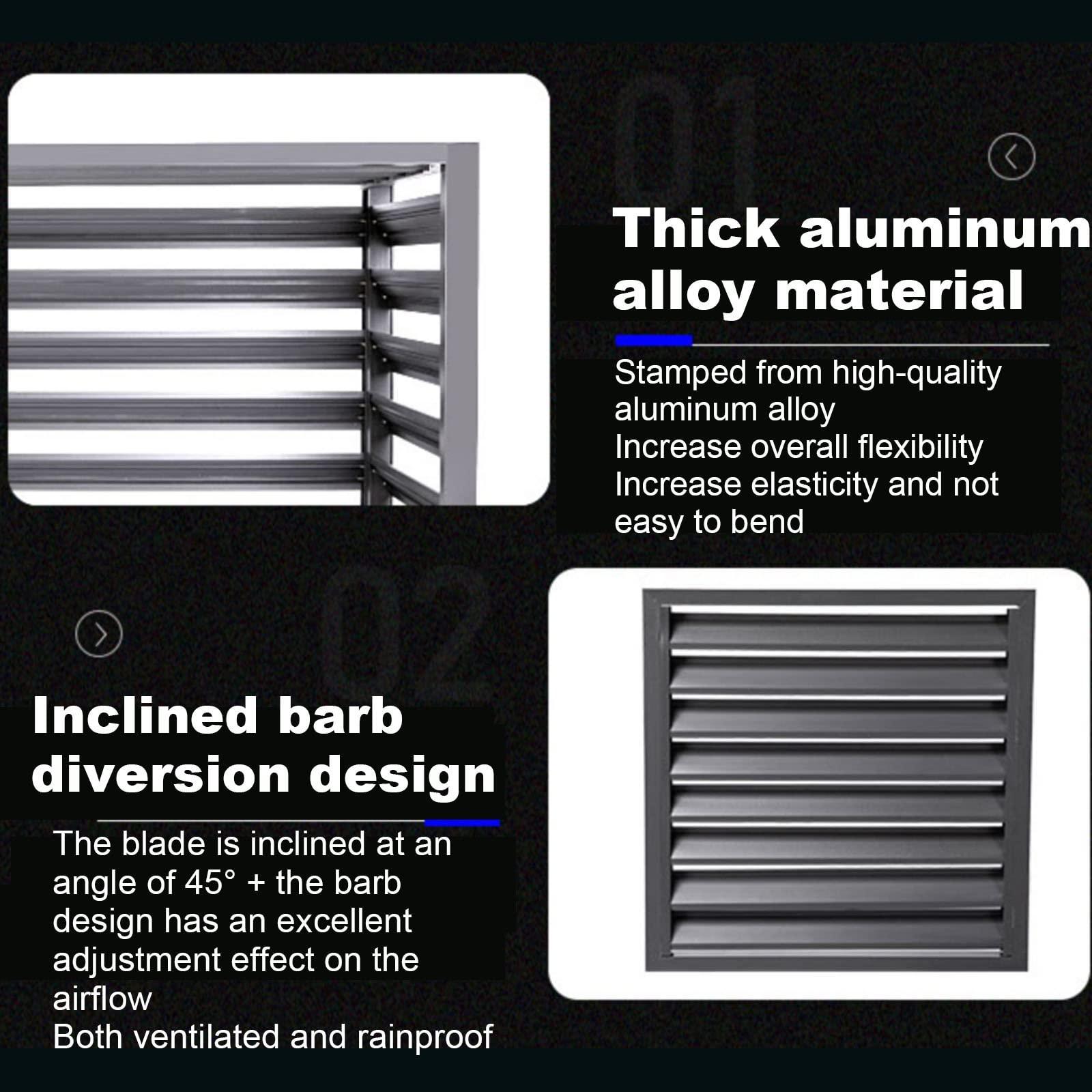 SDVantage Air conditioner fence for outside units,air conditioner fence,Anti-Theft Sturdy Aluminum AC Covers,Dustproof and waterproof,fence to hide air conditioner, Applicable to air conditioner outdoor (Brown