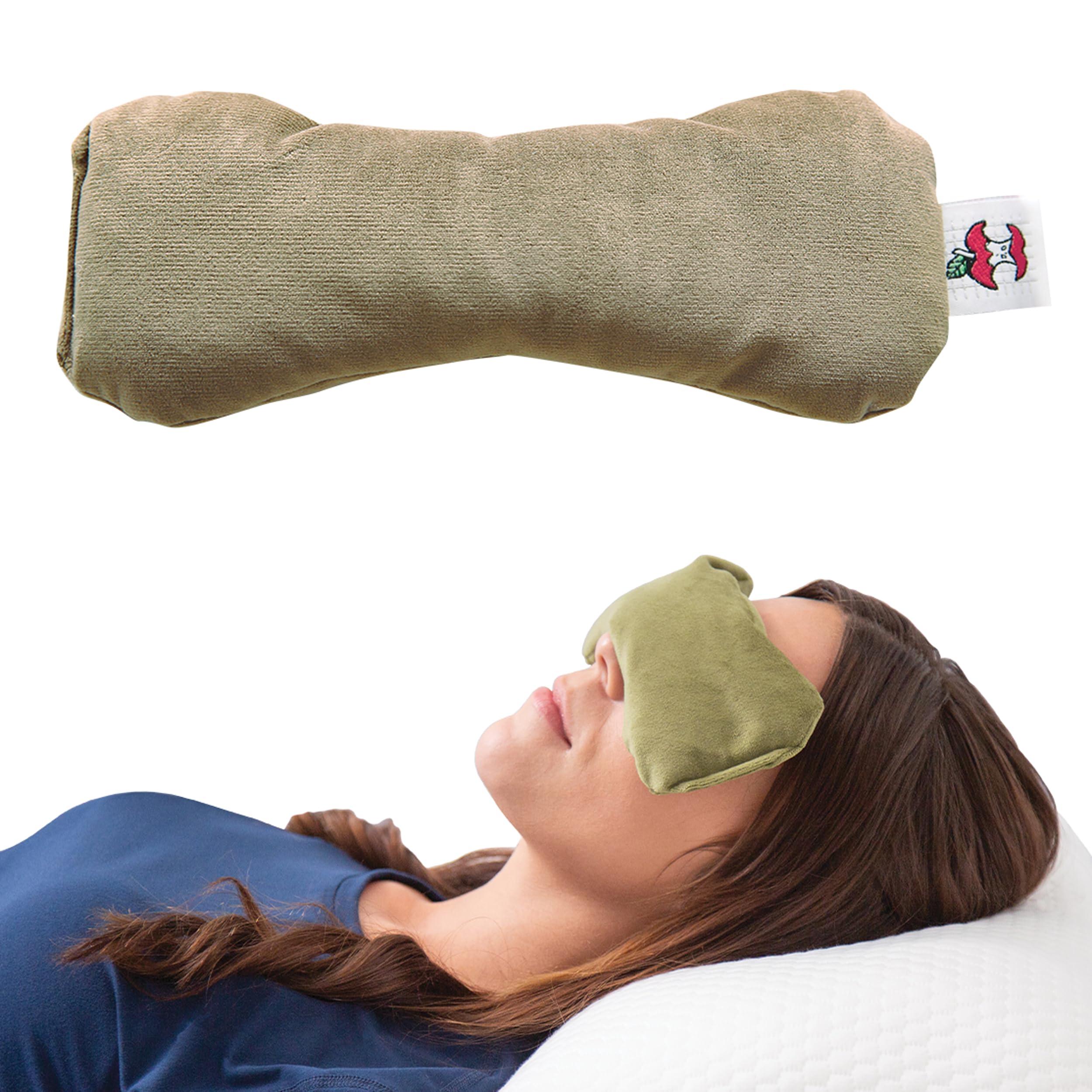 Therapeutica Therapeutica Pillow, Lite Orthopedic Support (Less Firm) Petite & Core Products MicroBeads Dry Eye Compress Moist Heat Pack Bundle