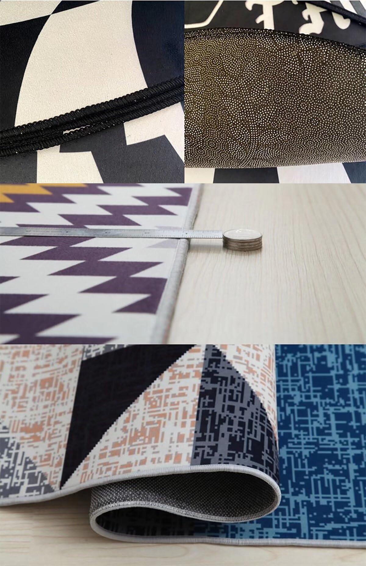 Qkjtyt Modern 3D Vortex Optical Illusion Area Rug for Living Room Geometric Abstract Swirl Print Rectangluar Rugs Pink/Black Home Floor Carpet Mat,6'x9'