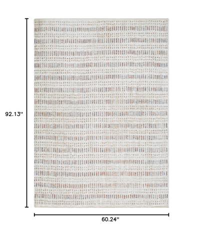 Livabliss Livabliss x Frank Lloyd Wright Foundation Usonia Modern Scandinavian Area Rug,5' x 7'8", Gray