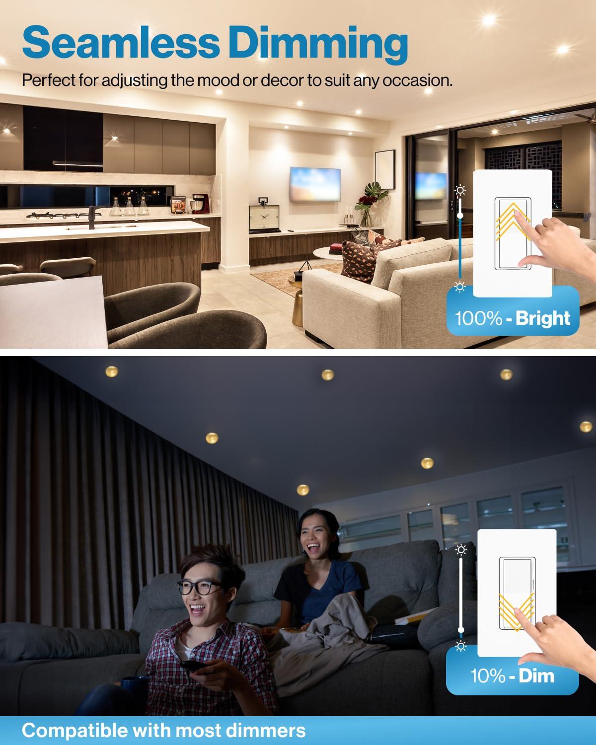 Sunco Lighting Sunco 10 Pack BR30 LED Bulbs, Indoor Flood Lights CRI93 11W Equivalent 65W 3000K Warm White 850 Lumens,E26 Base,25000 Lifetime Hours Home Dimmable Recessed Can Light Bulbs - UL