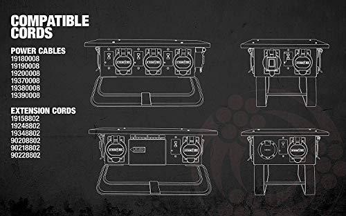 Southwire Southwire X-treme Power Distribution Box, Temporary Power Box, 50-Amp, 125/250V, GFCI 6506UGSX