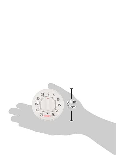 Leifheit Leifheit Comfortline Signtaure Kitchen Timer Plastic White 60 Minutes
