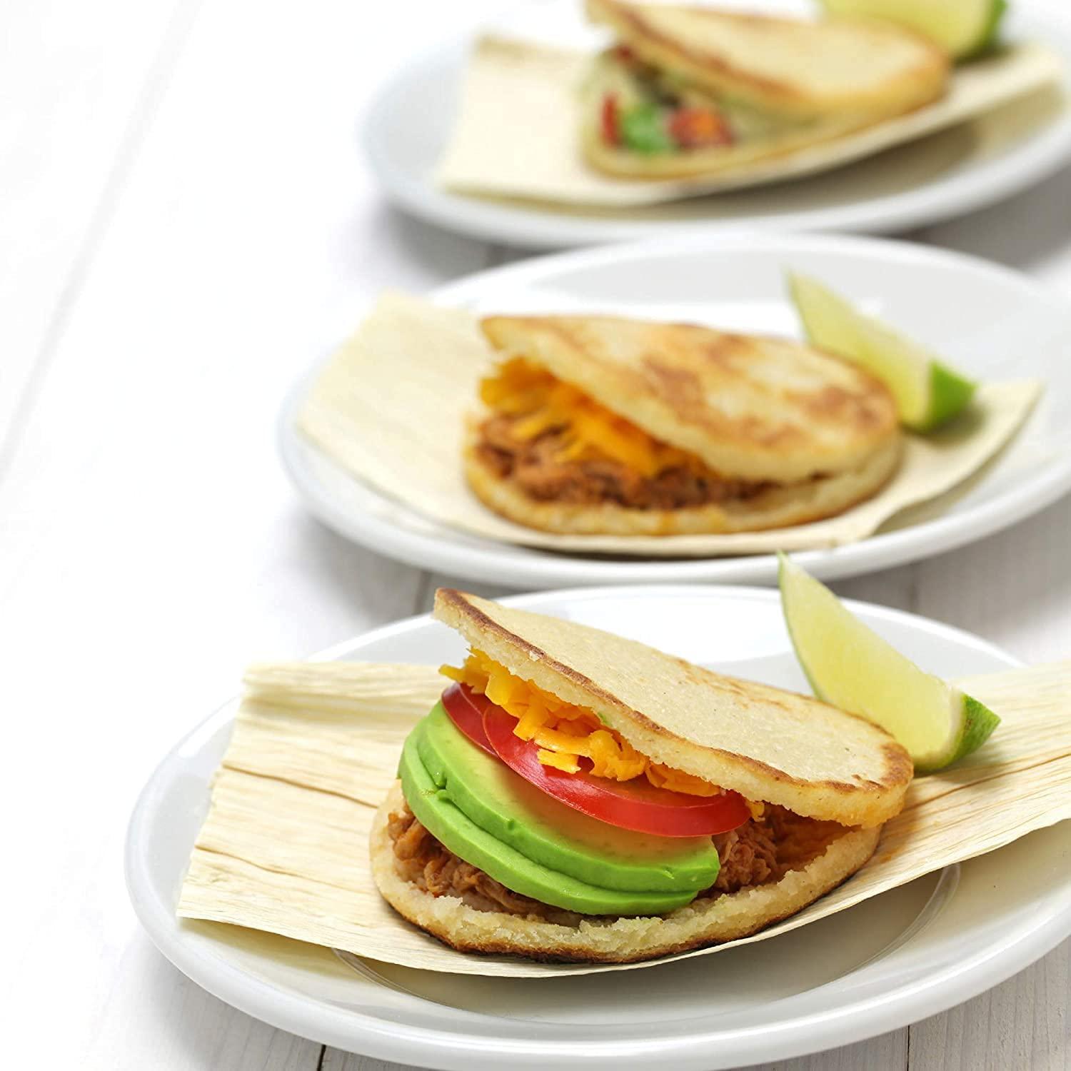 Holstein Housewares Holstein Housewares Non-Stick 6-Section Multi-Food Maker - Arepas, Mini Pancakes, Corncakes and More, 6-PC, Metallic Red