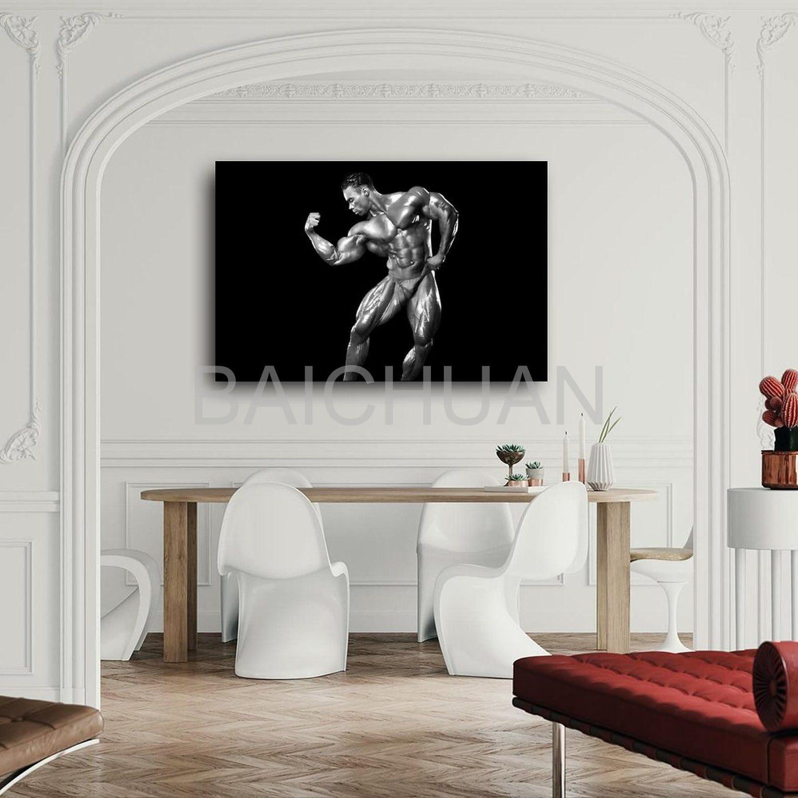 XZOMEAYT XZOMEAYT Kevin Levrone Bodybuilder Poster1 Canvas Painting Wall Art Poster for Bedroom Living Room Decor 18x12inch(45x30cm) Unframe-style