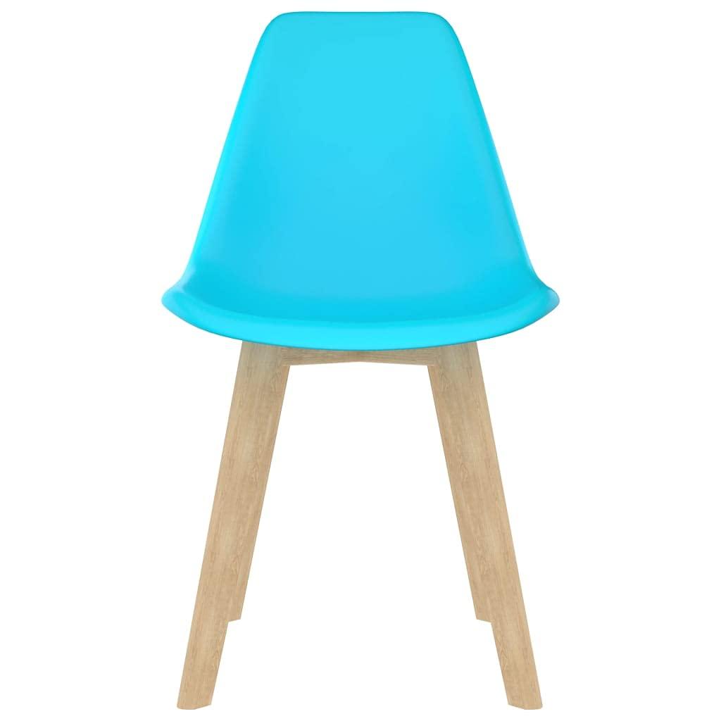 CHARMMA CHARMMA Dining Chairs 2 pcs Blue Plastic