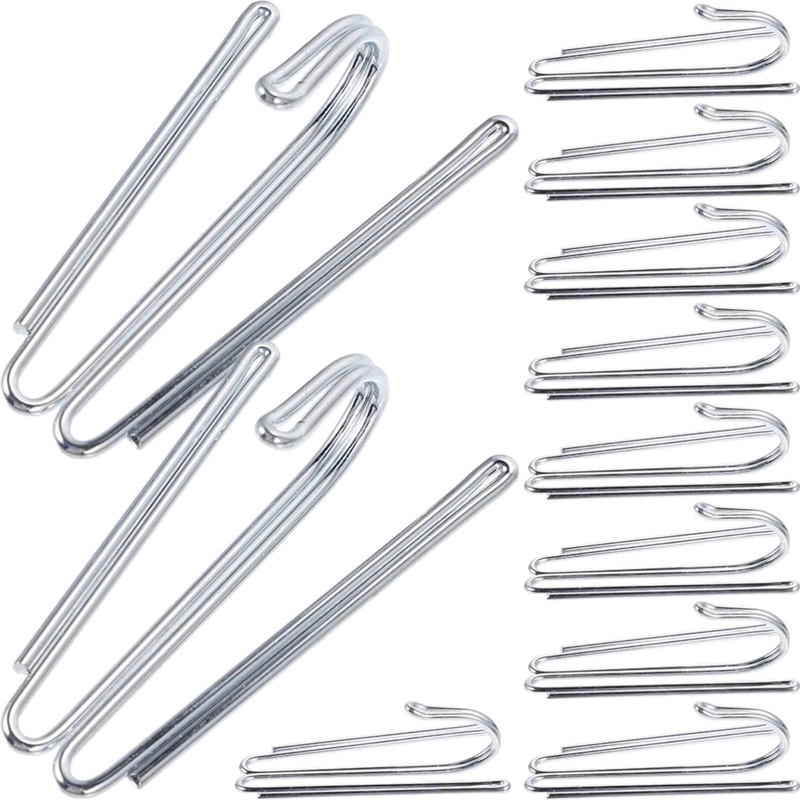 ULTECHNOVO ULTECHNOVO 50pcs Curtain Hook Curtain Hangers Drapery Pins Curtain Rods Hooks Drapery Hooks Curtain Pleat Hooks Curtain Pins for Drapes Curtain Clips Hooks for Curtains Clips for Curtains