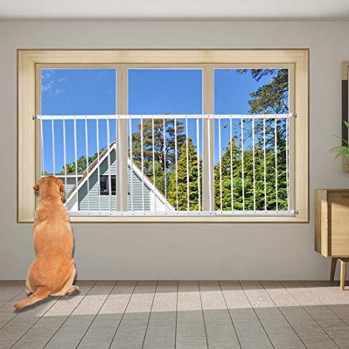 Fairy Baby Window Guards for Children, Adjustable Wide Child Safety Window Guard Prevents Accidental Falls, Home Security Childproof Interior Bar Guard for Windows Wide 36.22" - 61.41"(2 Panels)