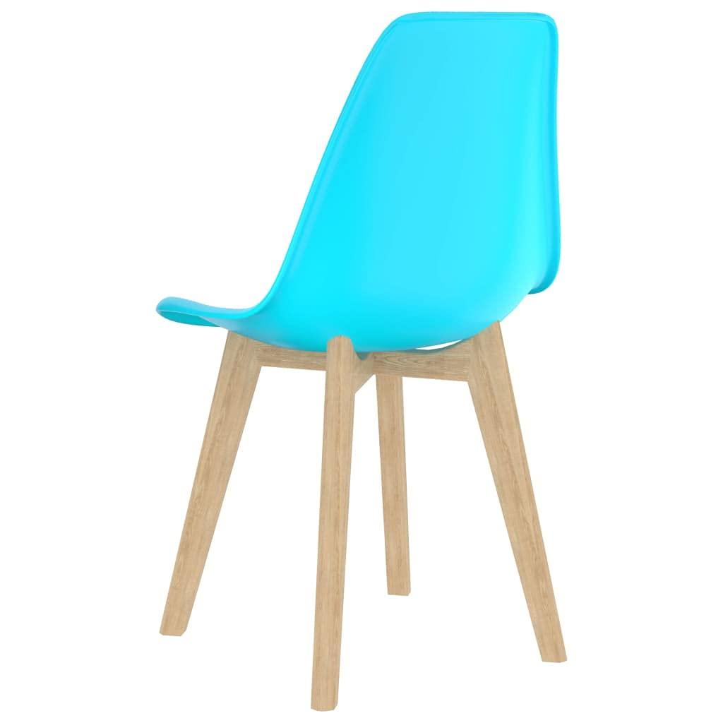 CHARMMA CHARMMA Dining Chairs 2 pcs Blue Plastic