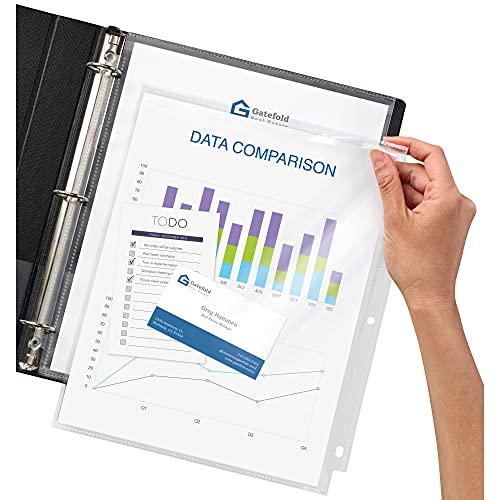 AVERY Avery Diamond Clear Secure Top Sheet Protectors, Super Heavyweight, 25 Page Protectors (76000)