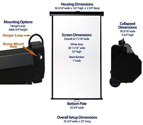 CFS Products CFS Products Retractable White Photo ID Backdrop for Passport Photos (Wall/Ceiling)