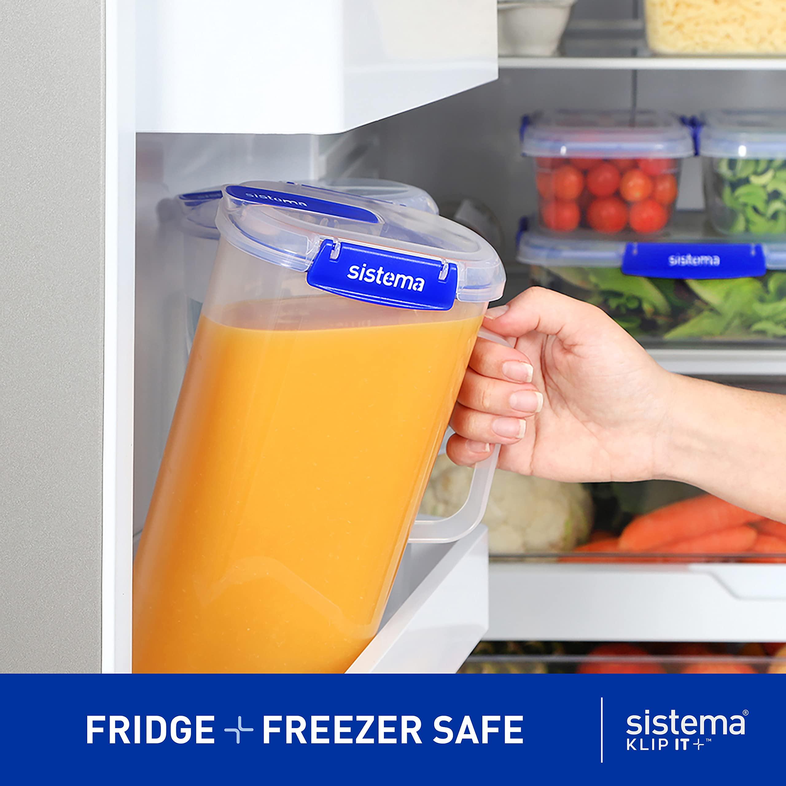 Sistema Sistema 881420 Juice Jug, Plastic, 2 liters, Clear