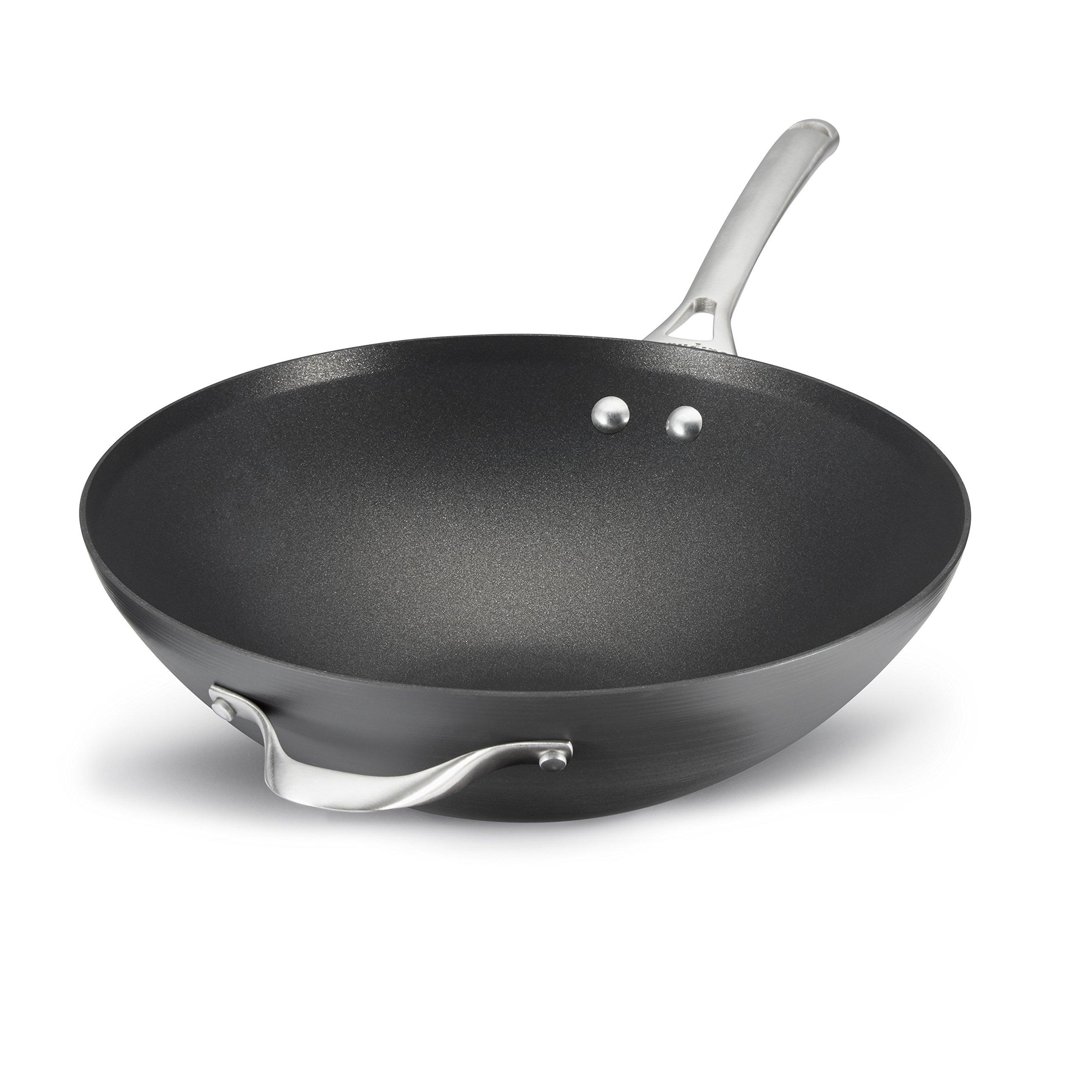 Calphalon Calphalon Contemporary Nonstick 12-Inch Flat-Bottom Wok