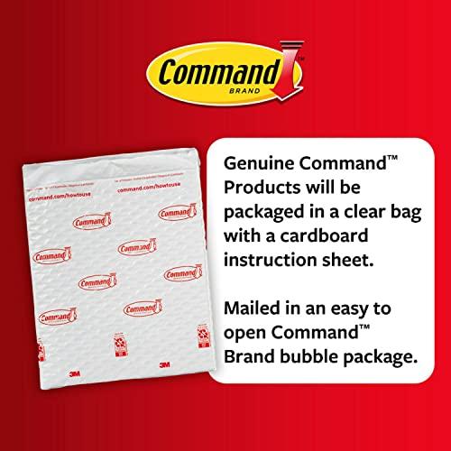 Command Command Large Utility Hooks, Holds up to 5 lb, 7 Hooks and 12 Command Strips, Damage Free Hanging Wall Hooks with Adhesive Strips, No Tools Adhesive Hooks for Hanging, Organization and Storage