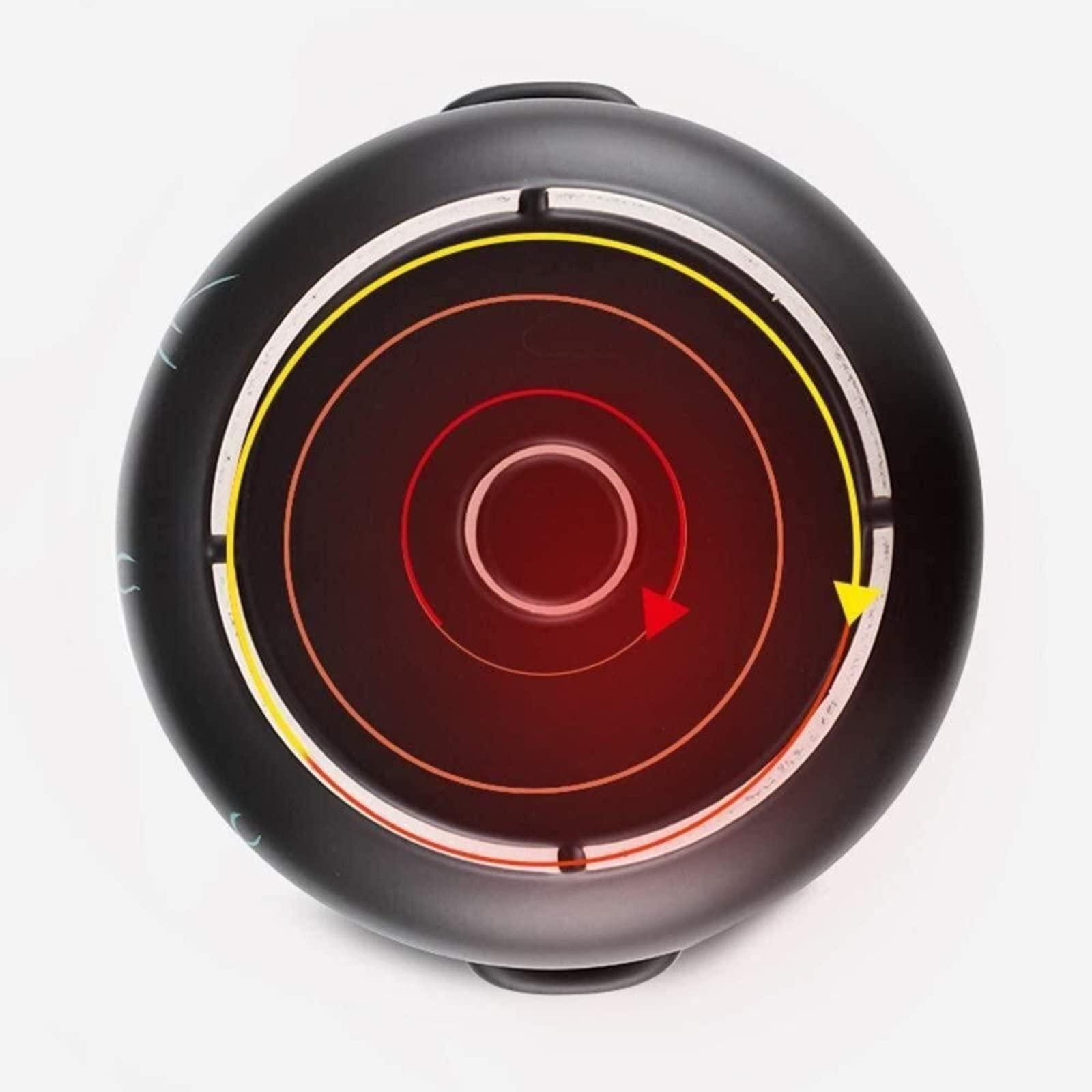 ZJXDPBF Casserole With lid, Cast Iron Pot with Lid, Non-Stick Cooking Pan, Casserole, Enameled Cast Iron Casserole Dish with Lid, Clay Casserole Pot Terracotta Stew Pot Clay Cooking Pot