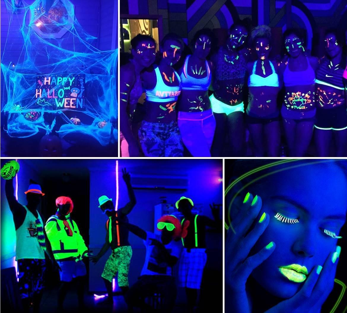 HouLight UV LED Black Light, HouLight High Power 10W LED Black Light Flood Light IP65-Waterproof (85V-265V AC) for Blacklight Party Supplies, Neon Glow, Glow in The Dark, Birthdays, Blacklights, Curing