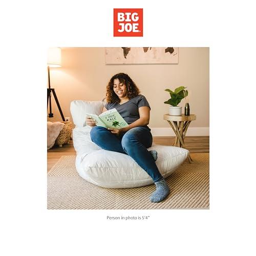 Big Joe Big Joe Roma Bean Bag Chair, Moonstone Tessellation Lenox, Durable Woven Polyester, 3 feet