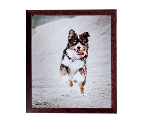 ArtToFrames ArtToFrames 21x36 inch Cherry Stain on Red Oak Wood Picture Frame, 2WOM0066-81784-YCHY-21x36