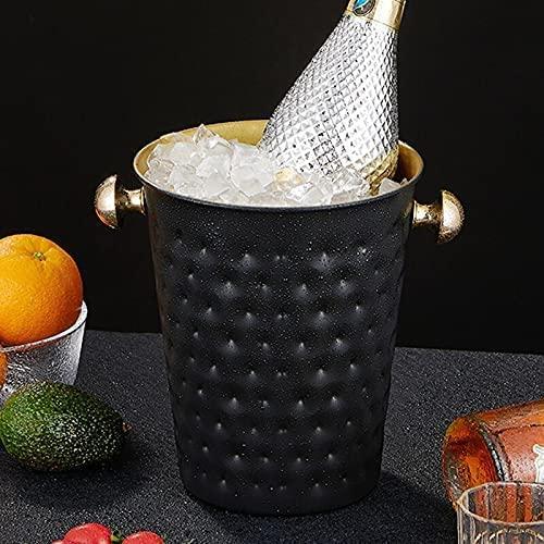 OLOTU OLOTU Refrigerated Creative Ice BucketStainless Steel Hammered Ice BucketsWine Champagne Bucket Home Hotel Ice Cube Supplies KTV Supplies Thick