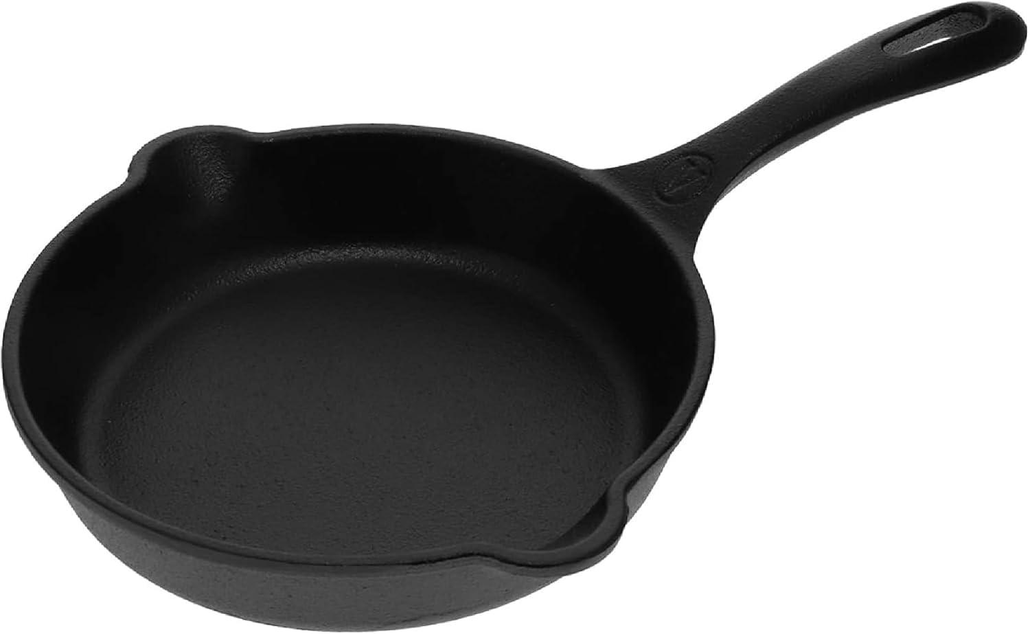 Victoria Victoria 6.5 Inch Mini Cast Iron Skillet. Small Frying Pan,Seasoned with 100% Kosher Certified Non-GMO Flaxseed Oil (SKL-206)