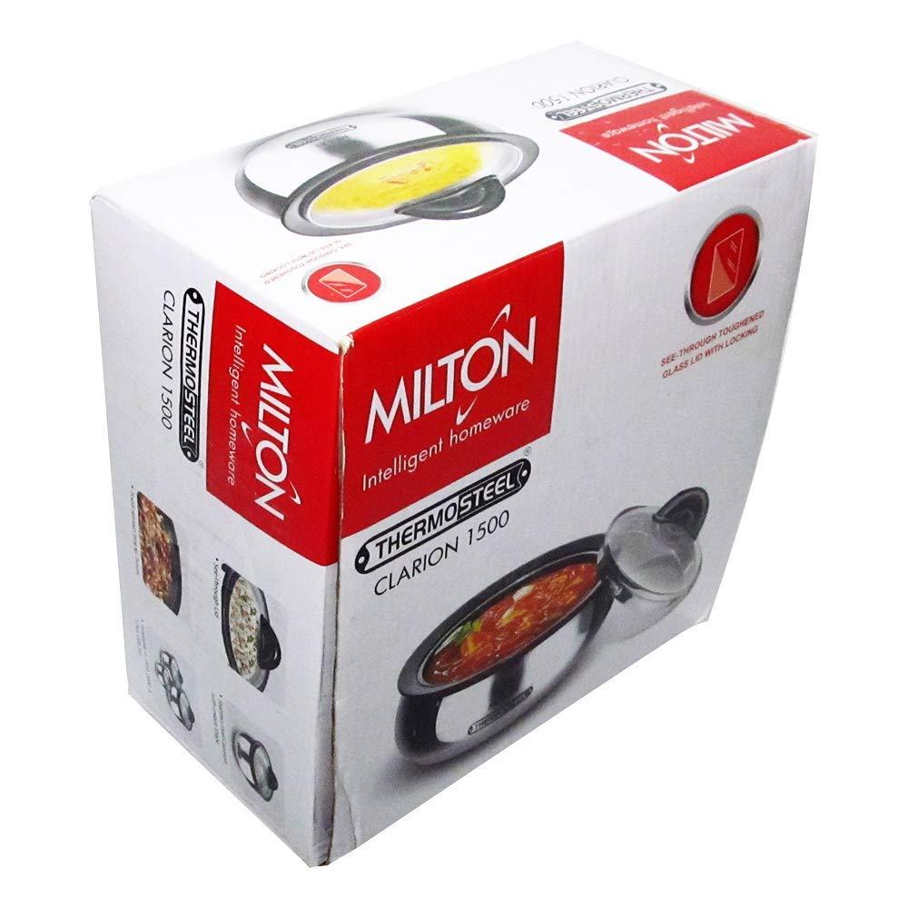 MILTON Milton Thermo Stainless Steel Insulated Casserole Keep Hot / Cold Serving Dish - 1.5 Liter by Milton