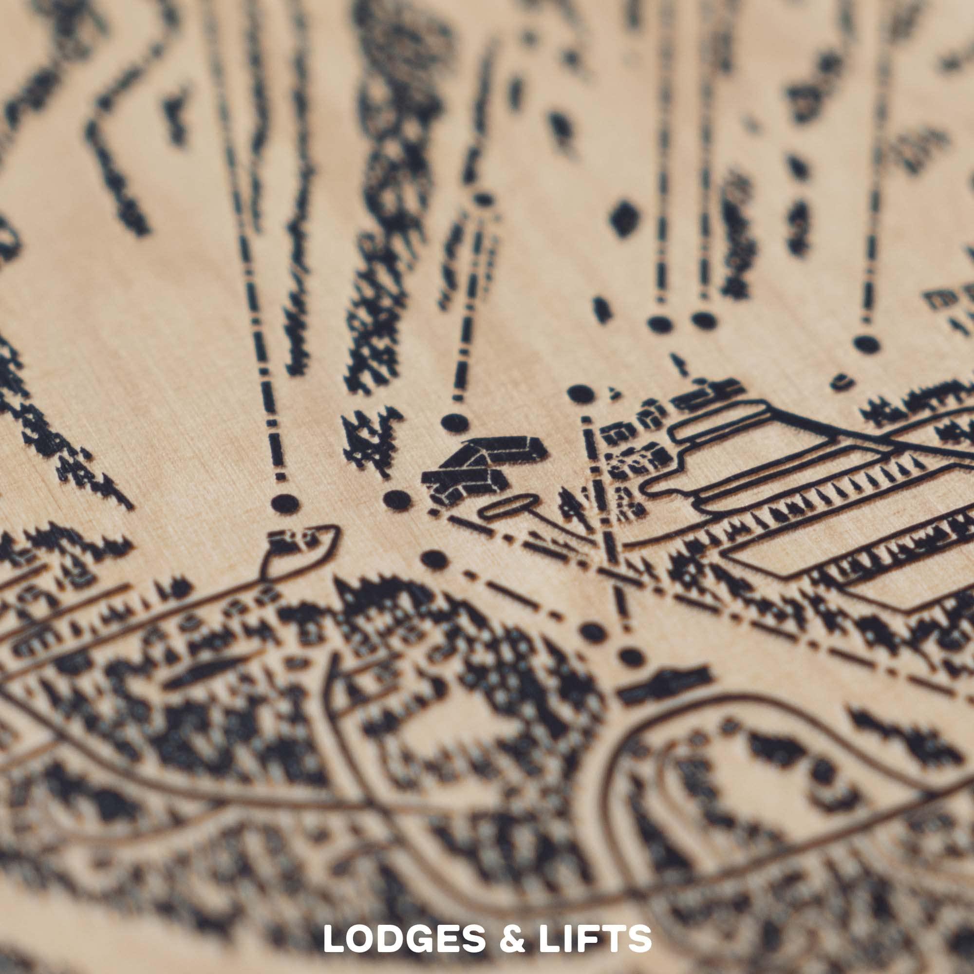 Benoit\'s Design Co. Loveland, Colorado Ski Trail Map