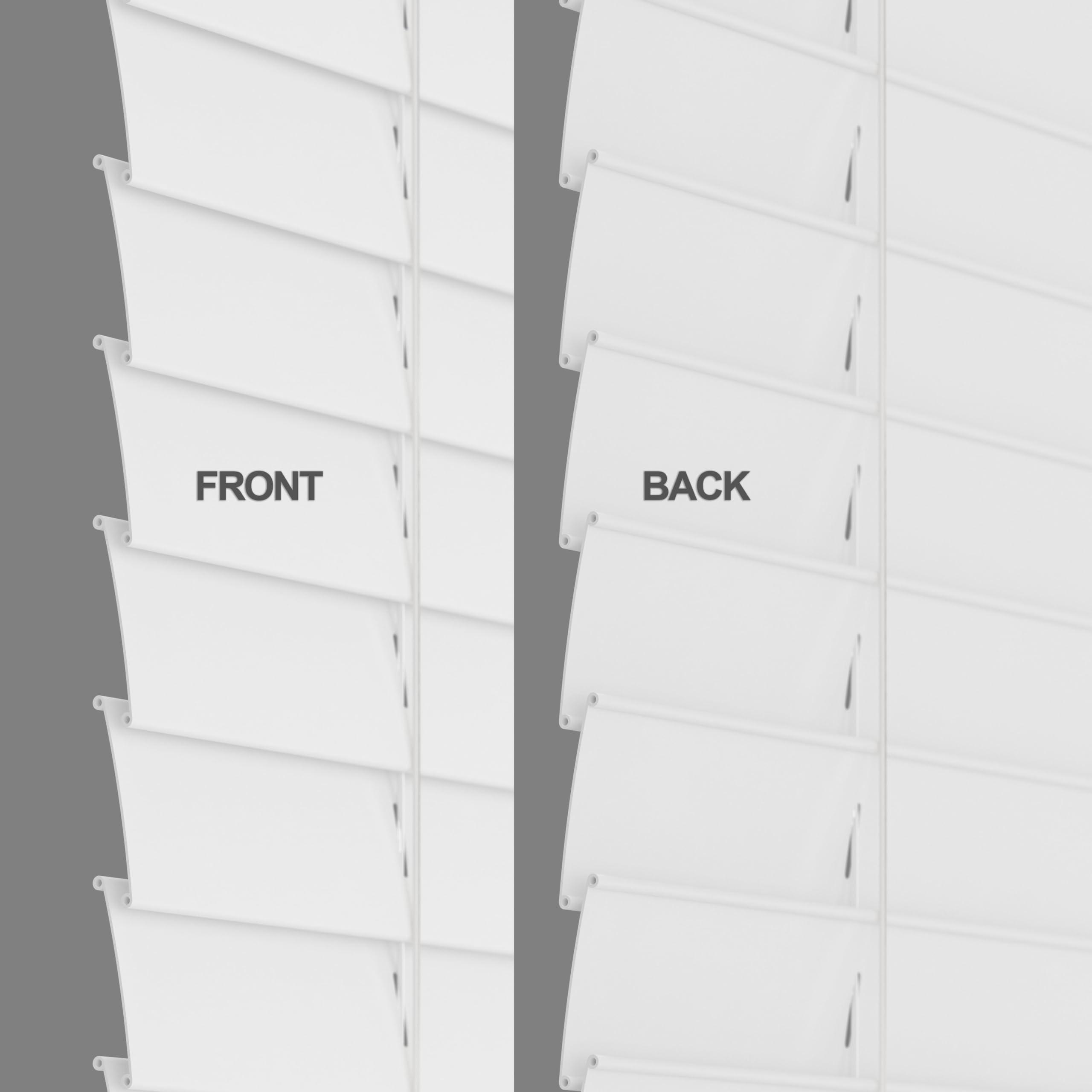 Lumino 2 Inch Cordless Room Darkening Faux Wood Blind - 53" W x 72" L - White, Over 1,000 Custom Sizes Starting at 18.97, Inside or Outside Mount, Venetian Shades for Interior Windows by Lumino