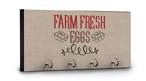 YouCustomizeIt YouCustomizeIt Farm Quotes Key Hanger w/ 4 Hooks