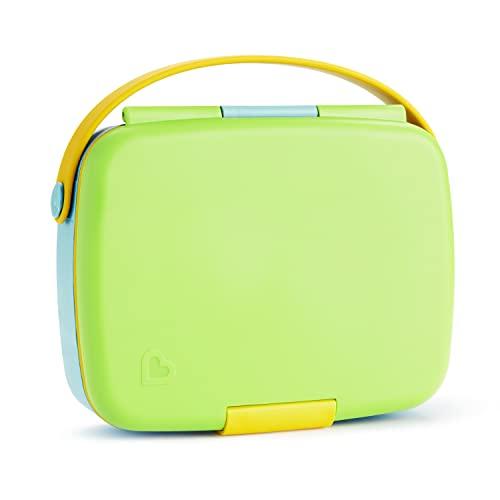 Munchkin Munchkin Lunch Bento Box for Kids, Includes Utensils, Green