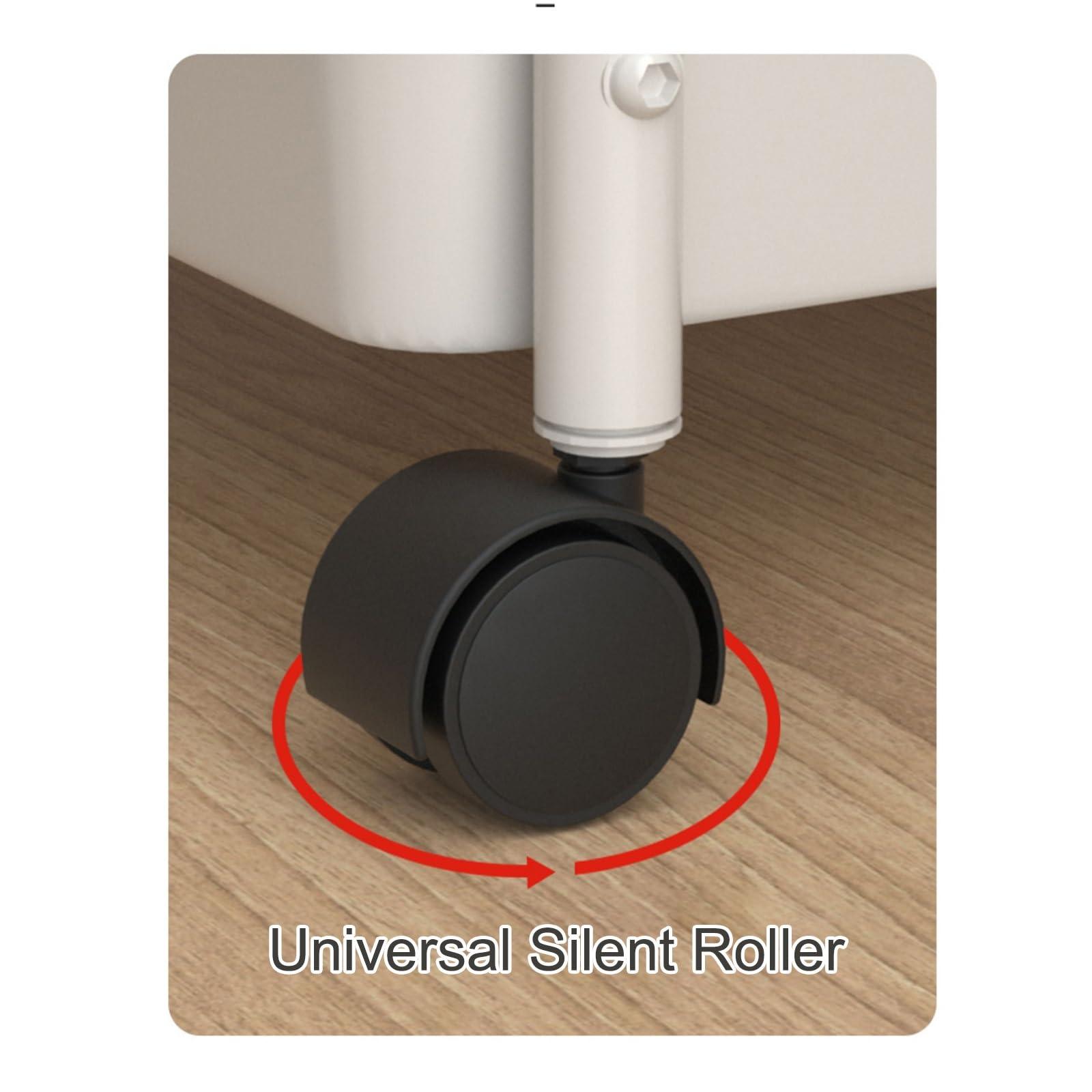 XTRYBHD XTRYBHD Compact Bookcase for Classroom, Library Reading Book Shelf, Storage Shelves with Lockable Wheels, Compact Kitchen Trolley for Narrow Spaces (Size : 5 Layers of Storage)