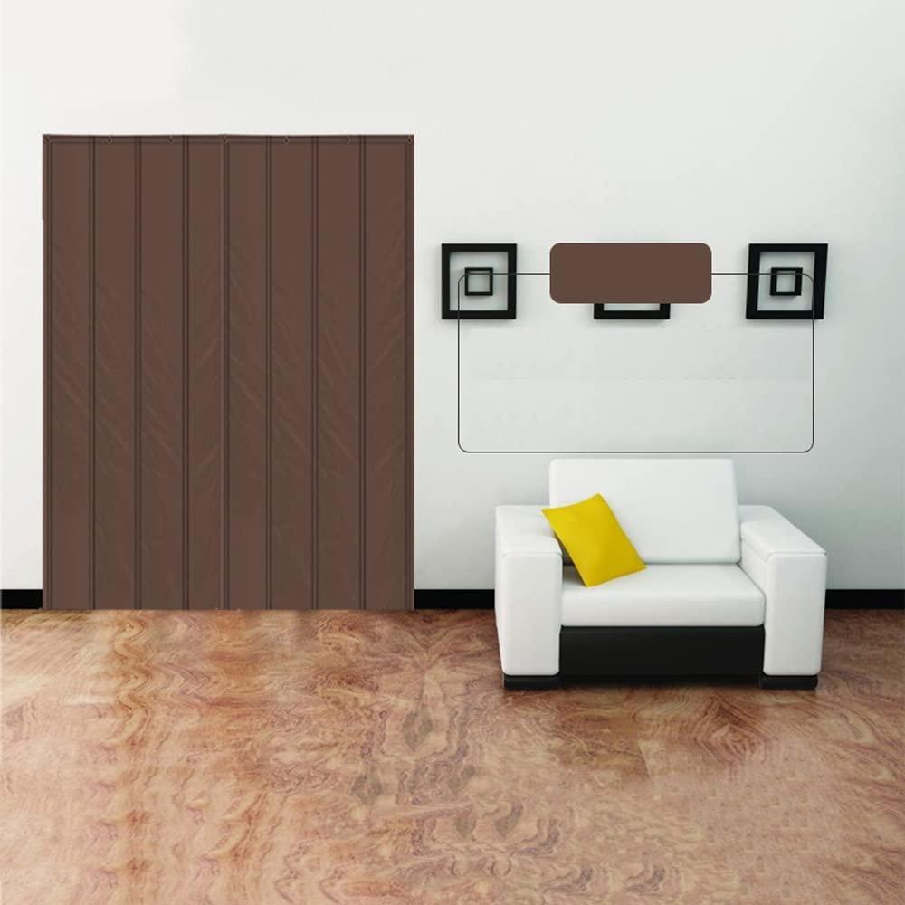 YZJJ Doorway Soundproof Door Curtains , Home Thermal Insulated Cotton Cover Barrier, Winter Thicken Cotton Heavy Duty PU Cloth Soundproof Sheet, Windproof Waterproof Cold Protection Blanket Living Room