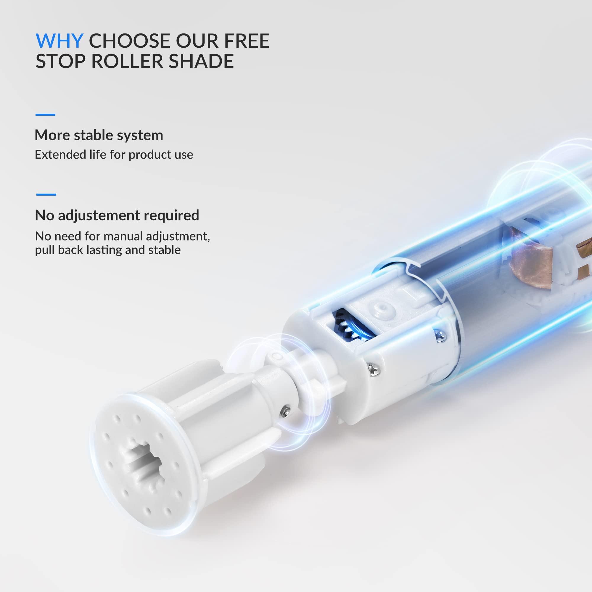 HOTSOON HOTSOON Light Filtering Roller Shades for Windows Cordless Solar Roller Blinds 5% Openness with Cassette Valance Sheer and Glare Reduce Window Shades for Home Office Living Room Beige,30" W x 72" H