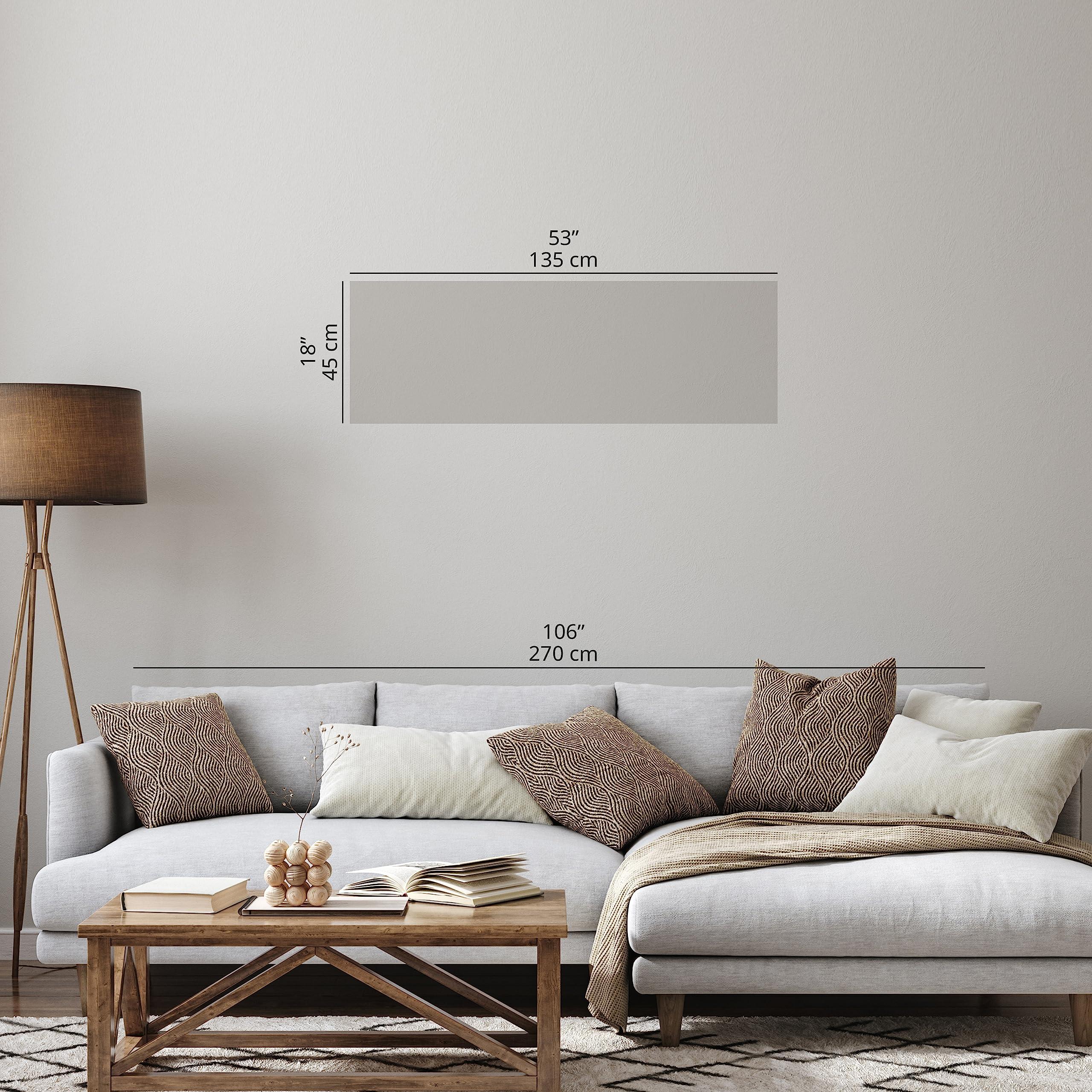 artgeist artgeist Canvas Wall Art Print Mandala 53x18 in - 1pcs Home Decor Framed Stretched Picture Photo Painting Artwork Image Orient Zen f-A-0594-b-b