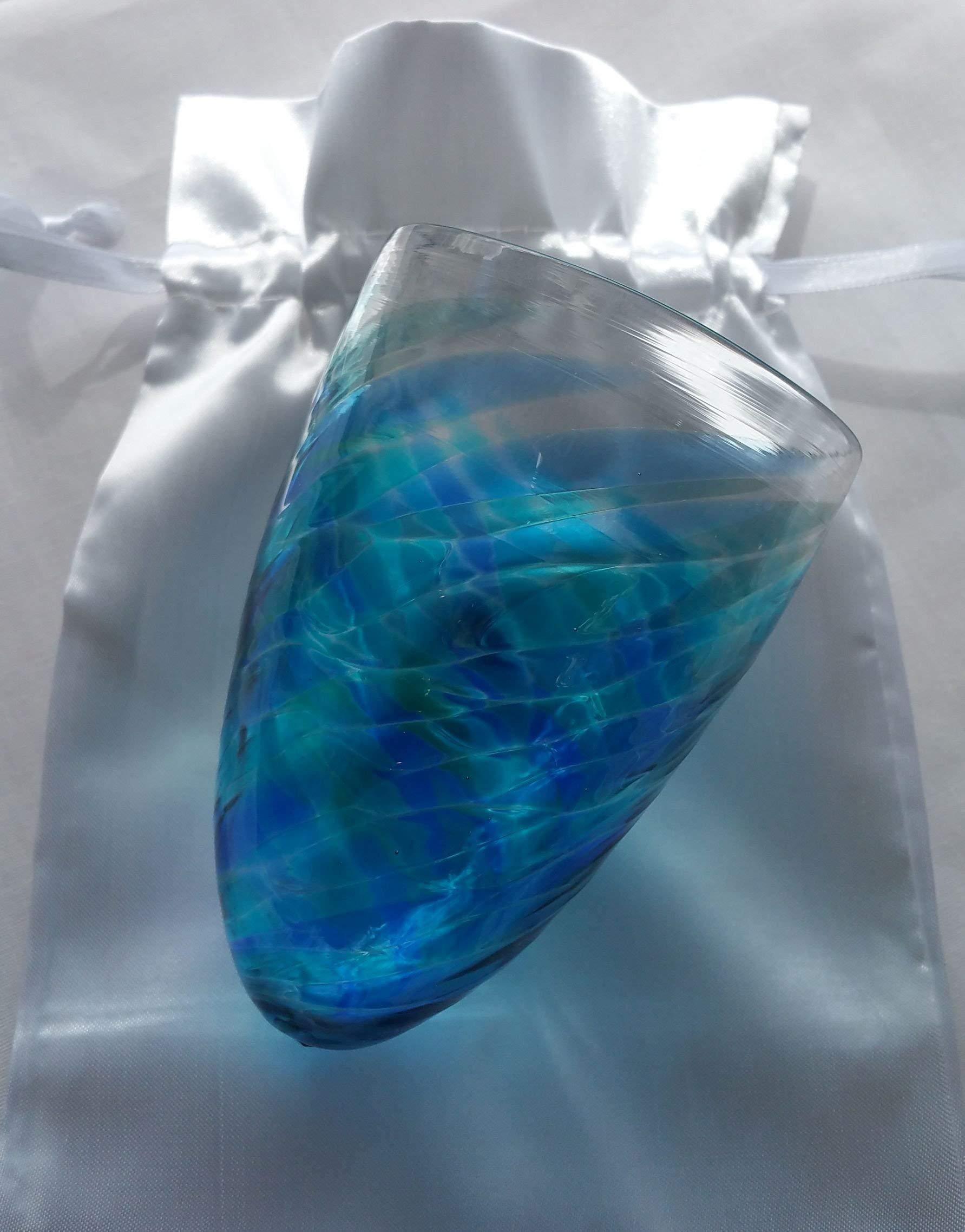 Generic Jewish Wedding Glass Breaking Kit with Heart Mezuzah