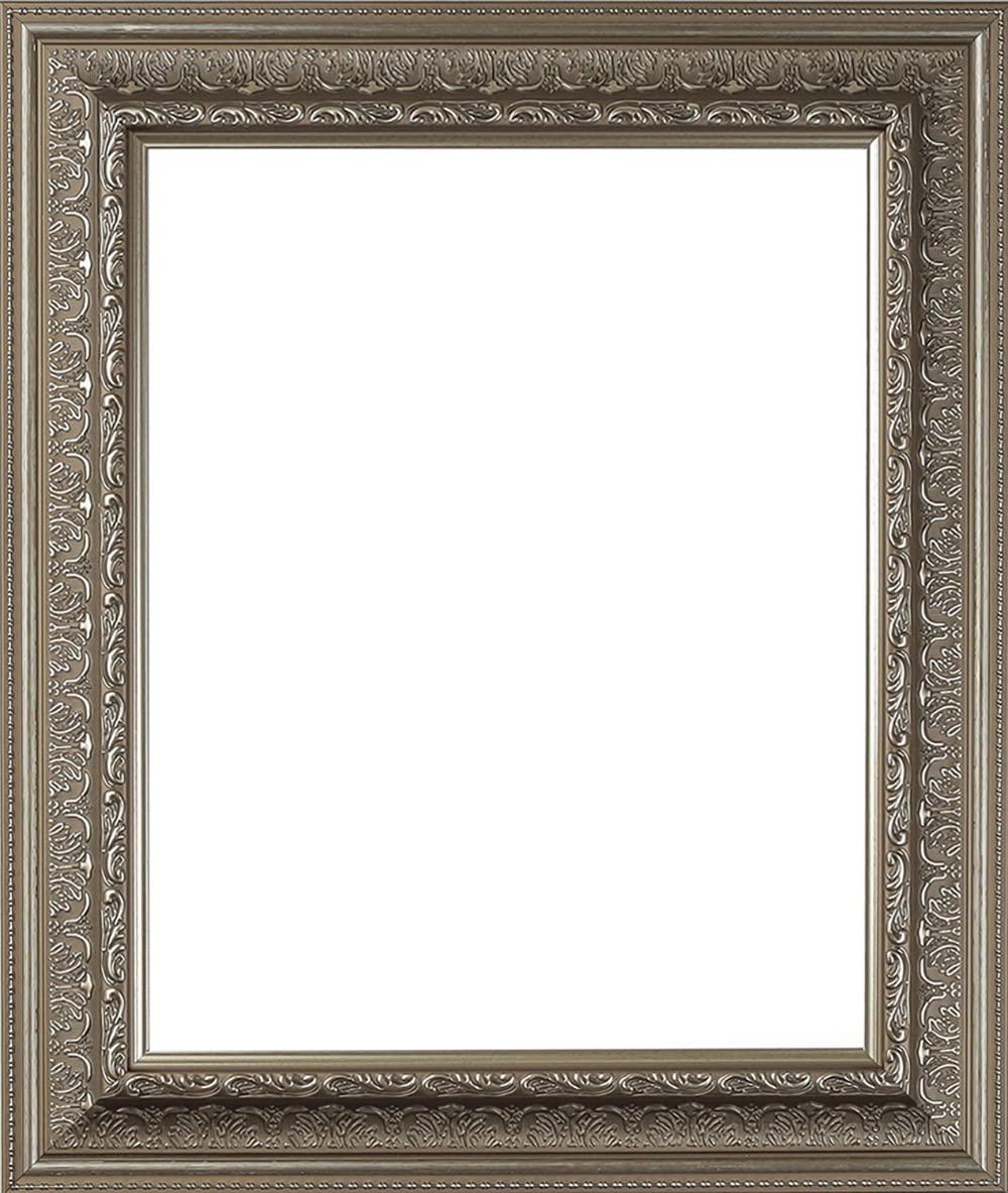Generic Generic 16X22 3-1/2\"\" Polystyrene Classic Picture Frame 104 Series - Silver by WholesaleArtsFrames-com Made In USA