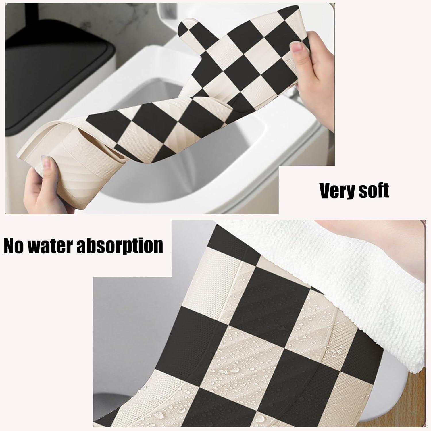 Wcxixo Toilet Seat Warmer Pads, Washable Toilet Seat Cover, Skin-Friendly EVA Soft Washable Pad with Handle