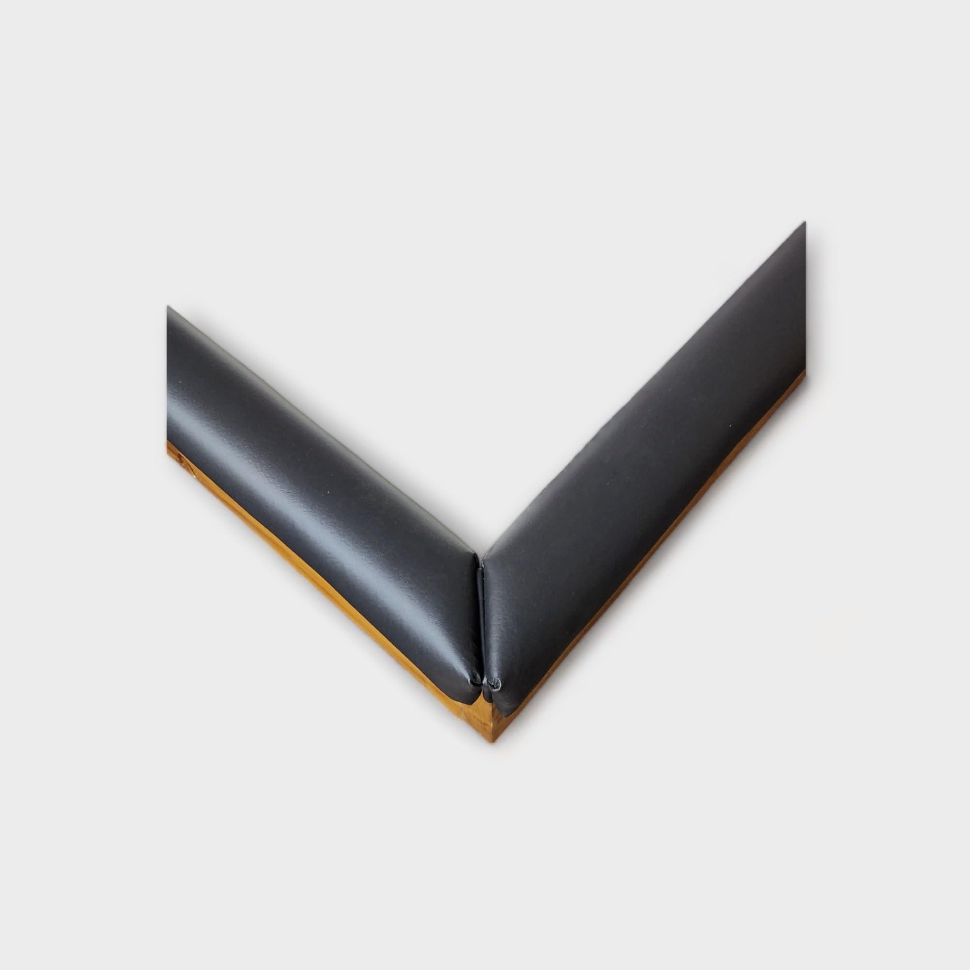 Flotation Innovations Flotation Innovations 3 Piece King Standard Black Vinyl Padded Rail Caps