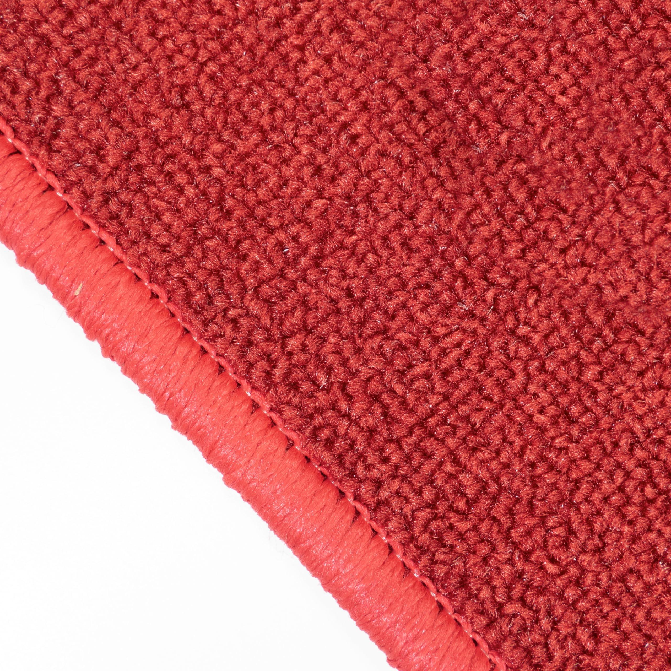 RugStylesOnline Custom Size Hallway Runner Rug Solid Red (10 Feet Length x 36 Inch Width) Made to Order Non Slip Rubber Backing Rug Runners, Extra Long Runner Rugs for Hallways