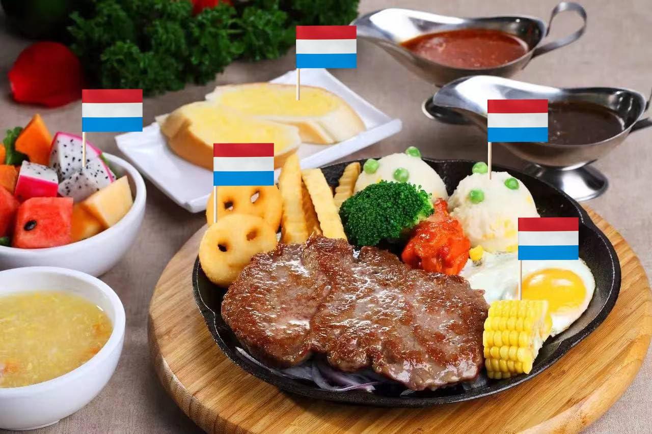 stidsds stidsds 100 Pcs Luxembourg Flag Luxembourgers Toothpick Flags Mini Small Luxembourg Cupcake Toppers Stick Flags Banner Party Cocktail Fruit Decoration